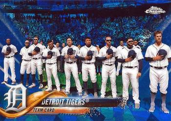 2018 Topps Chrome Sapphire Edition #8 Detroit Tigers Front