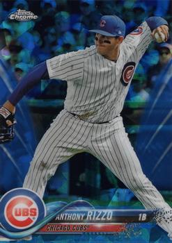 2018 Topps Chrome Sapphire Edition #50 Anthony Rizzo Front