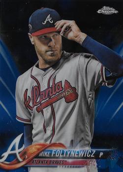 2018 Topps Chrome Sapphire Edition #71 Mike Foltynewicz Front