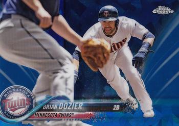 2018 Topps Chrome Sapphire Edition #130 Brian Dozier Front
