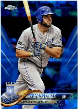 2018 Topps Chrome Sapphire Edition #173 Mike Moustakas Front
