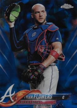 2018 Topps Chrome Sapphire Edition #328 Tyler Flowers Front