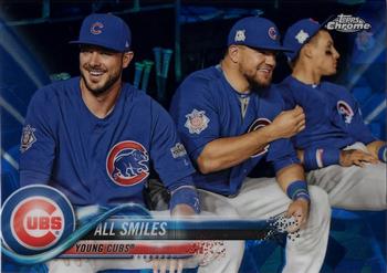 2018 Topps Chrome Sapphire Edition #529 All Smiles Front