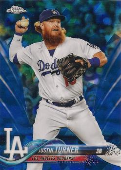 2018 Topps Chrome Sapphire Edition #599 Justin Turner Front