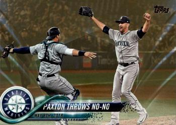 2018 Topps Update - Gold #US5 Paxton Throws No-No Front