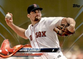 2018 Topps Update - Gold #US51 Nathan Eovaldi Front