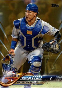 2018 Topps Update - Gold #US76 Salvador Perez Front