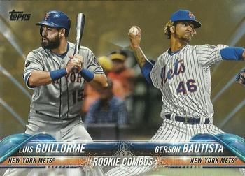 2018 Topps Update - Gold #US103 Gerson Bautista / Luis Guillorme Front