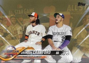 2018 Topps Update - Gold #US132 Brandon Crawford Front