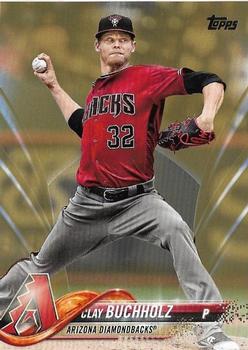 2018 Topps Update - Gold #US140 Clay Buchholz Front