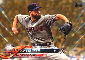 2018 Topps Update - Gold #US185 Corey Kluber Front