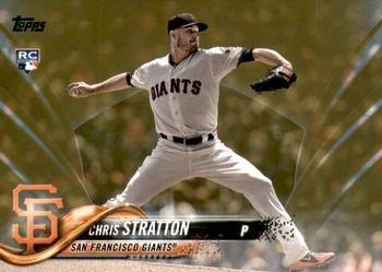 2018 Topps Update - Gold #US257 Chris Stratton Front