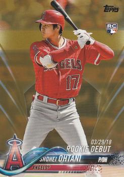 2018 Topps Update - Gold #US285 Shohei Ohtani Front