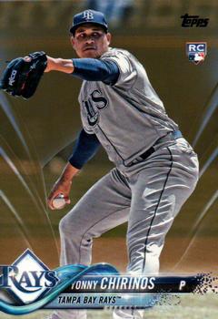 2018 Topps Update - Gold #US295 Yonny Chirinos Front