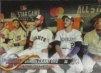 2018 Topps Update - Rainbow Foil #US132 Brandon Crawford Front