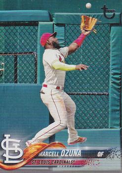 2018 Topps Update - Vintage Stock #US73 Marcell Ozuna Front