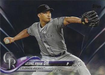 2018 Topps Update - Black #US53 Seung-Hwan Oh Front