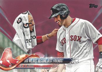 2018 Topps Update - Mother's Day Hot Pink #US69 Did We Just Become Best Friends? Front