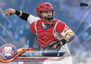 2018 Topps Update - Father's Day Powder Blue #US4 Jorge Alfaro Front