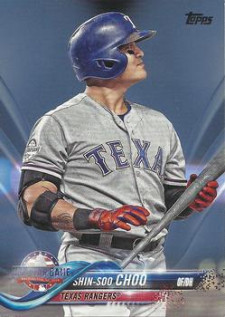 2018 Topps Update - Father's Day Powder Blue #US205 Shin-Soo Choo Front