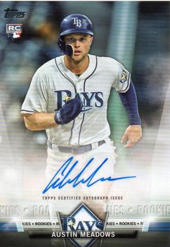 2018 Topps Update - Salute Autographs #SA-AE Austin Meadows Front