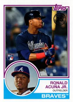2018 Topps Update - 1983 Topps Baseball 35th Anniversary #83-13 Ronald Acuña Jr. Front