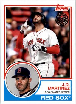 2018 Topps Update - 1983 Topps Baseball 35th Anniversary #83-23 J.D. Martinez Front