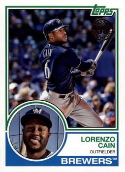 2018 Topps Update - 1983 Topps Baseball 35th Anniversary #83-25 Lorenzo Cain Front