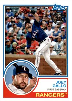 2018 Topps Update - 1983 Topps Baseball 35th Anniversary #83-26 Joey Gallo Front