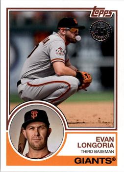 2018 Topps Update - 1983 Topps Baseball 35th Anniversary #83-33 Evan Longoria Front