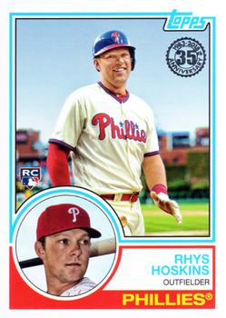 2018 Topps Update - 1983 Topps Baseball 35th Anniversary #83-46 Rhys Hoskins Front