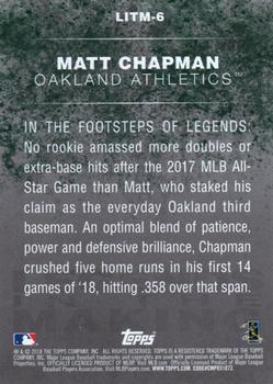 2018 Topps Update - Legends in the Making #LITM-6 Matt Chapman Back