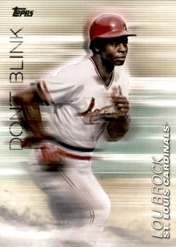 2018 Topps Update - Don't Blink #DB-4 Lou Brock Front