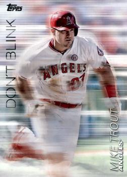 2018 Topps Update - Don't Blink #DB-5 Mike Trout Front