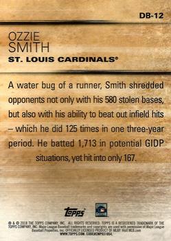 2018 Topps Update - Don't Blink #DB-12 Ozzie Smith Back