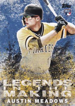2018 Topps Update - Legends in the Making Blue #LITM-4 Austin Meadows Front
