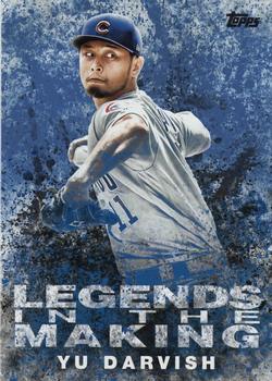 2018 Topps Update - Legends in the Making Blue #LITM-26 Yu Darvish Front