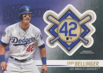 2018 Topps Update - Jackie Robinson Day Manufactured Patch #JRP-CE Cody Bellinger Front