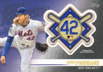 2018 Topps Update - Jackie Robinson Day Manufactured Patch #JRP-NS Noah Syndergaard Front