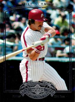2005 UD Past Time Pennants #57 Mike Schmidt Front