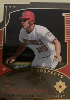 2005 Upper Deck Ultimate Collection #231 Ryan Zimmerman Front