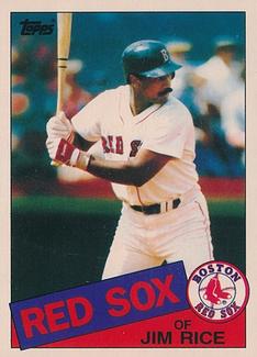 1985 Topps Mini Test Issue #150 Jim Rice Front