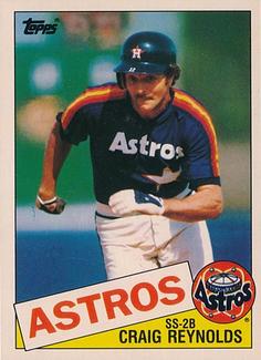 1985 Topps Mini Test Issue #156 Craig Reynolds Front
