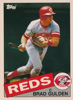 1985 Topps Mini Test Issue #251 Brad Gulden Front