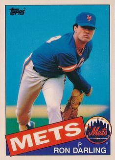 1985 Topps Mini Test Issue #415 Ron Darling Front