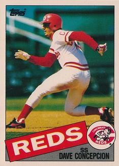 1985 Topps Mini Test Issue #515 Dave Concepcion Front