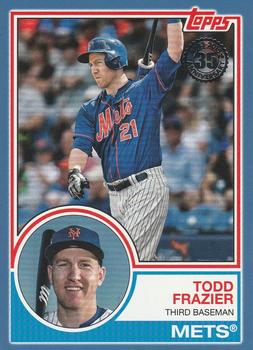2018 Topps Update - 1983 Topps Baseball 35th Anniversary Blue #83-21 Todd Frazier Front