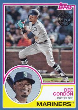2018 Topps Update - 1983 Topps Baseball 35th Anniversary Blue #83-24 Dee Gordon Front