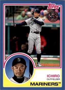 2018 Topps Update - 1983 Topps Baseball 35th Anniversary Blue #83-27 Ichiro Front