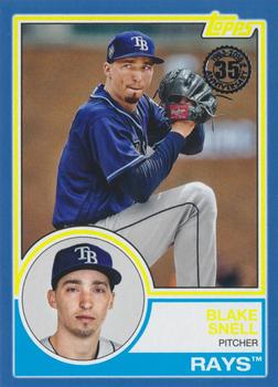 2018 Topps Update - 1983 Topps Baseball 35th Anniversary Blue #83-40 Blake Snell Front